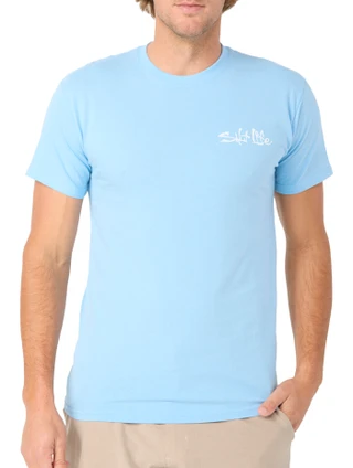 Thumbnail 1: Salt Life Salt Life Mens Ocean Hooked Short Sleeve Tee 