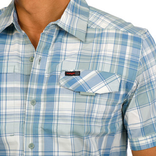 Thumbnail 3: Wrangler ATG Wrangler ATG Mens Short Sleeve Plaid Button Down Shirt 