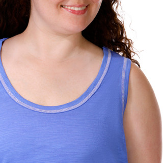 Thumbnail 2: Blue Sol Blue Sol Plus Sleeveless Luxey Solid Tank Top 