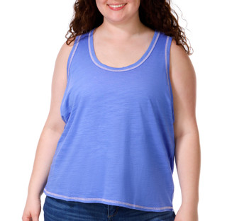 Thumbnail 1: Blue Sol Blue Sol Plus Sleeveless Luxey Solid Tank Top 