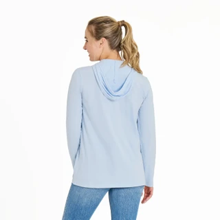 Thumbnail 2: Life is Good Life is Good Womens Long Sleeve Floral Crusher Hooded Tee 