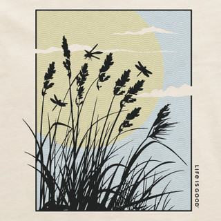 Thumbnail 2: Life is Good Life is Good Womens Cattail Sunset Short Sleeve Crusher Tee 