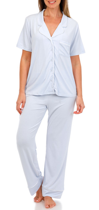 Thumbnail 1: Como Women's 2 Pc Pajama Pants Set 