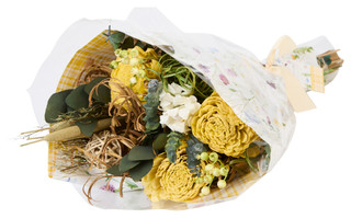 Thumbnail 2: Naturally Silk Naturally Silk Rose Spring Bouquet 