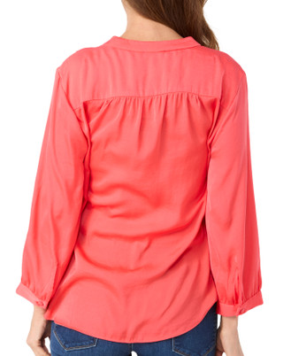 Thumbnail 3: Vince Camuto Vince Camuto Womens 3/4 Sleeve Pleated Blouse 