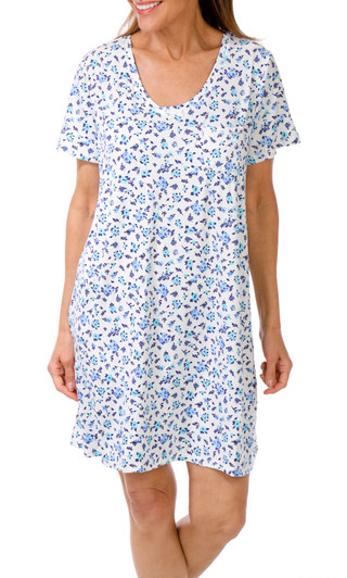 Thumbnail 2: Carole Hochman Carole Hochman Womens Print Sleepshirt Nightgown 