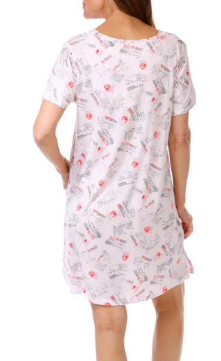 Thumbnail 5: Carole Hochman Carole Hochman Womens Print Sleepshirt Nightgown 