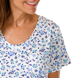 Thumbnail 6: Carole Hochman Carole Hochman Womens Print Sleepshirt Nightgown 