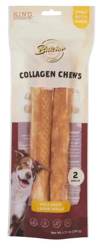 Thumbnail 1: Kind Rewards 10 Pk Peanut Butter Flavor Collagen Large Chews 