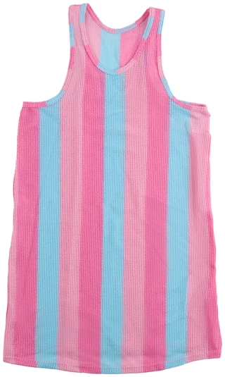 Thumbnail 1: Breaking Waves Breaking Waves Big Girls Colorblock Mesh Cover Up 