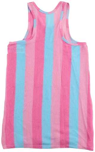 Thumbnail 2: Breaking Waves Breaking Waves Big Girls Colorblock Mesh Cover Up 