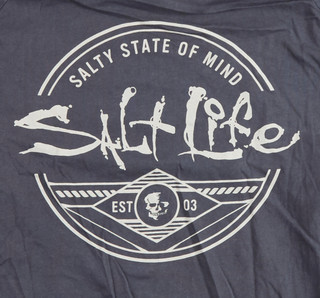 Thumbnail 4: Salt Life Salt Life Mens Long Sleeve Legacy Salt Wash Hooded Shirt 