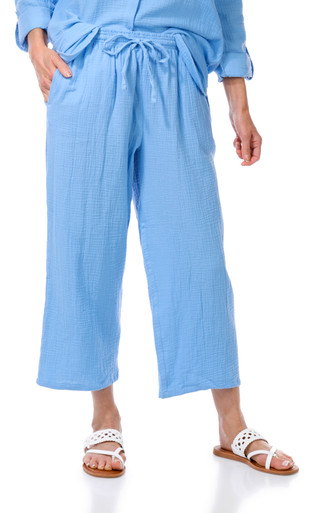 Thumbnail 1: Jessica Simpson Jessica Simpson Womens Gauze Tie Waist Ankle Pull On Pants 
