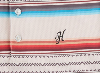 Thumbnail 3: Hooey Hooey Mens Short Sleeve Weekender Serape Polo Shirt 
