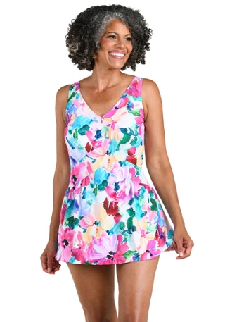 Thumbnail 1: Maxine of Hollywood Maxine of Hollywood Womens Empire Swimdress 