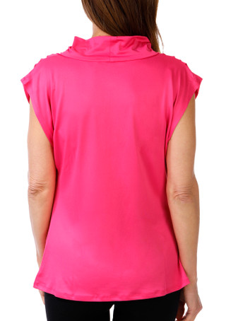 Thumbnail 2: ZAC AND RACHEL Zac and Rachel Womens Sleeveless Solid Drape Neck Tank 