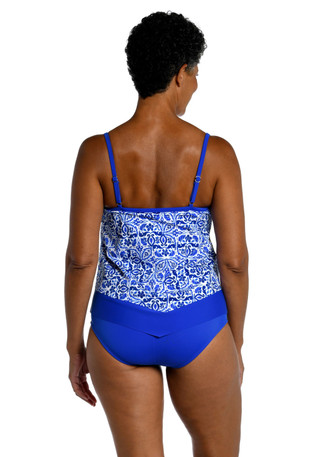 Thumbnail 2: Maxine of Hollywood Maxine Of Hollywod Womens Flutter Tankini Swim Top 