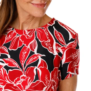 Thumbnail 3: HARLOW & ROSE Harlow & Rose Womens Short Sleeve Swing Dress 