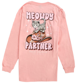 Thumbnail 1: SIMPLY SOUTHERN Simply Southern Big Girls Long Sleeve Cowboy Cat Tee 