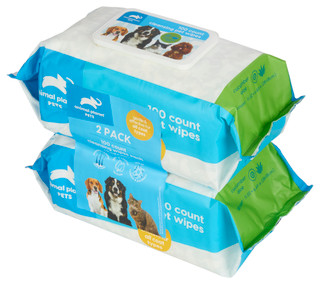 Thumbnail 2: Animal Planet Animal Planet 2 Pk Cucumber & Aloe Cleansing Pet Wipes 