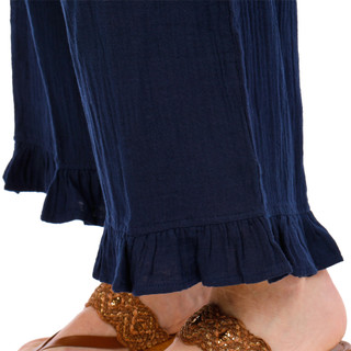 Thumbnail 3: Stella Parker Stella Parker Womens Solid Ruffle Trim Capris 