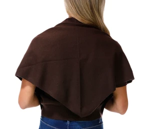 Thumbnail 3: Steve Madden Steve Madden Womens Short Puff Sleeve Solid Sweater & Scarf 