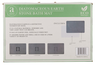 Thumbnail 2: Aura 15x23 Stone Bath Mat With Pad 