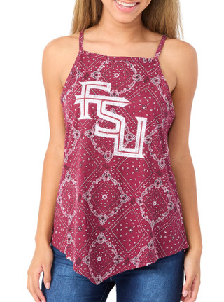 Thumbnail 2: Florida State Florida State Juniors Bandana Tank Top by Wrangler 