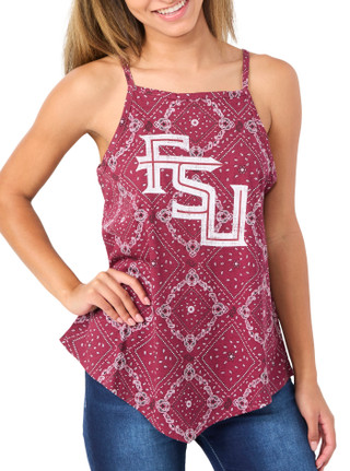Thumbnail 4: Florida State Florida State Juniors Bandana Tank Top by Wrangler 