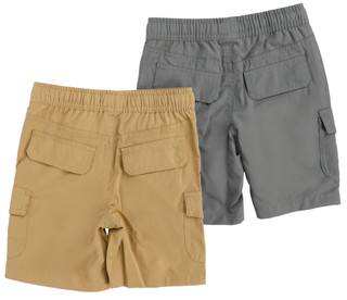 Thumbnail 2: Weatherproof Little Boys 2 Pk Solid Tech Cargo Shorts Set 