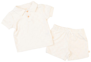 Thumbnail 3: SNUG Snug Baby Boy 3 Pc Embossed Polo Shorts Sunglasses Set 