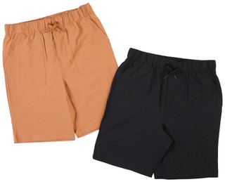 Thumbnail 1: Ben Sherman Ben Sherman Little Boys 2 Pk Solid Color Hybrid Shorts Set 