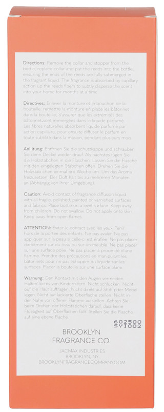 Thumbnail 3: BROOKLYN FRAGRANCE Brooklyn Fragrance Co. Pink Grapefruit Reed Diffuser 