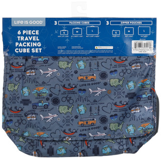 Thumbnail 2: Life is Good Life Is Good 6 Pc Travel Packing Cube Set 