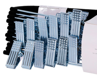 Thumbnail 4: Laura Ashley Laura Ashley 12 Pk Non-Slip With Clips Velvet Hangers 