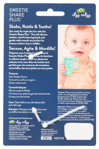 Thumbnail 3: Itzy Ritzy Itzy Ritzy Sweetie Shake Plus Rattle & Teether 
