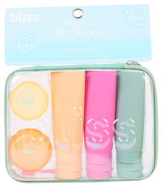 Thumbnail 1: Bliss Bliss 7 Pc Travel Bottle & Hardcase Set 