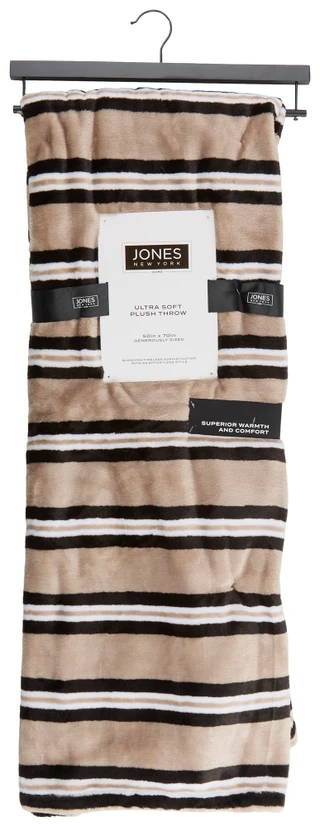 Thumbnail 2: JONES NEW YORK Jones New York 50'' x 70'' Kairen Ultra Soft Plush Throw 