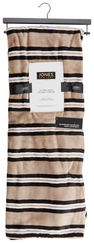 Thumbnail 1: JONES NEW YORK Jones New York 50'' x 70'' Kairen Ultra Soft Plush Throw 