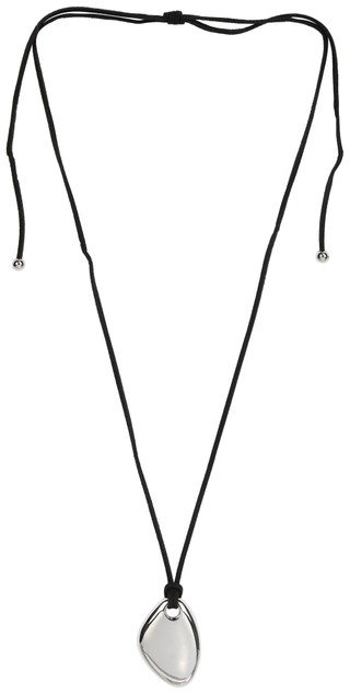 Thumbnail 2: REBECCA MINKOFF Rebecca Minkoff Silver Oval Pendant Necklace 