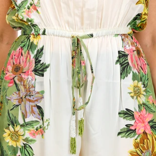 Thumbnail 3: TRU DESTINATIONS Tru Destinations Womens Silky Crepe Placement Jumpsuit 