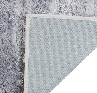 Thumbnail 2: CHD Home Textiles CHD Home Textile 20x32in. Pearl Stripe Micro Bath Rug 