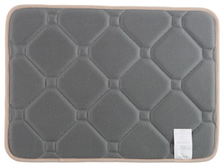 Thumbnail 2: Lavish Lavish 17 x 24 in. Lux Tile Memory Foam Bath Rug 