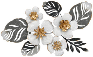 Thumbnail 1: THREE HANDS CORP. Three Hands Corp Flowers Metal Wall Art Decor 