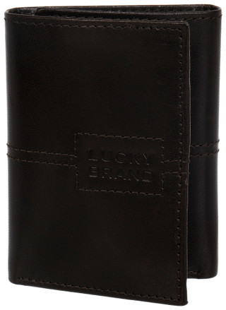 Thumbnail 4: Lucky Brand Lucky Brand Mens Leather Trifold Wallet 