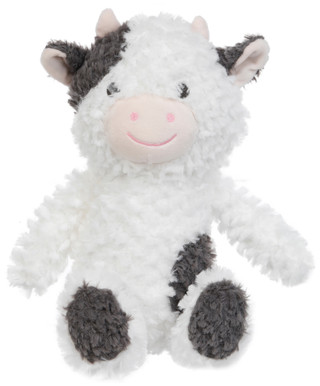 Thumbnail 3: Smoochy Pet Pals Smoochy Pet Pals 14 In Fuzzy Cow Pet Toy 