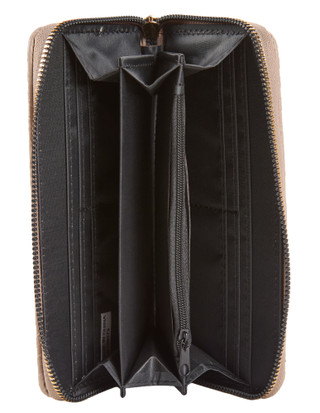 Thumbnail 3: Rampage Embossed Butterfly Single Zip Wallet 