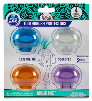 Thumbnail 1: GURUNANDA 4pk Toothbrush Protectors 