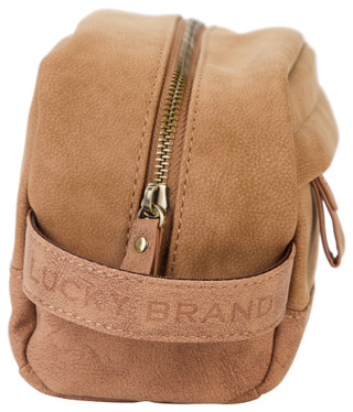 Thumbnail 4: Lucky Brand Men's Faux Leather Toiletry Bag 