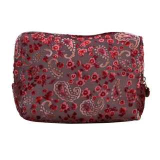 Thumbnail 2: Lucky Brand Floral Paisley Travel Cosmetic Bag w/ Travel Toiletry Bottle 